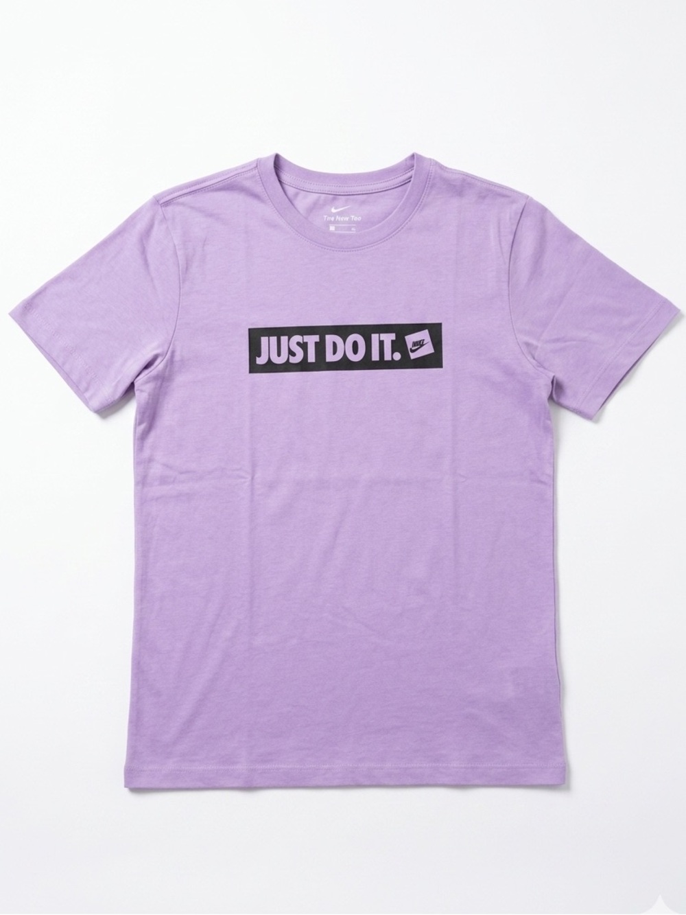 Nike Purple Lavender Crewneck with Black 'JUST DO IT.' Box Logo